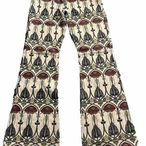 Alice + Olivia flare embroidered pants